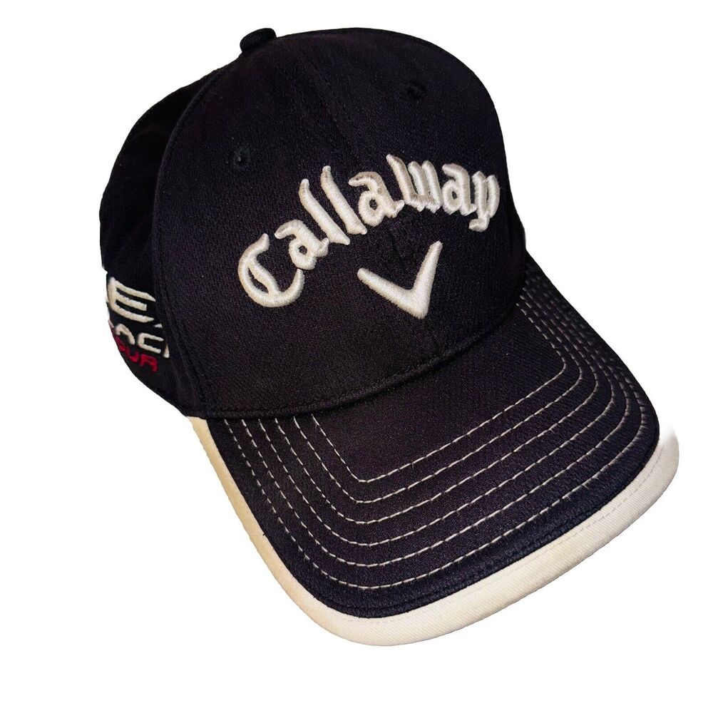 Callaway by New Era Authentic Black Cap RAZR Odyssey HEX Black Tour EUC